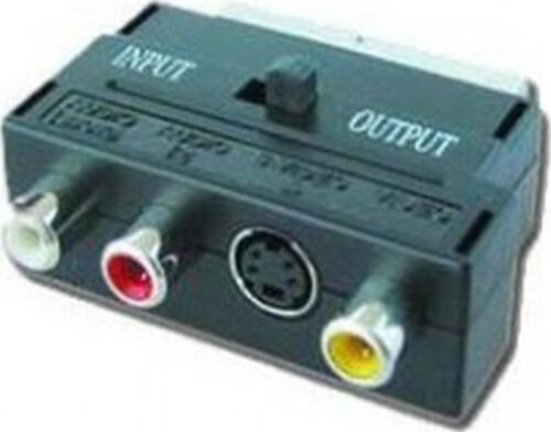 Gembird CCV-4415 Videokabel-Adapter SCART (21-pin) 3 x RCA + S-Video