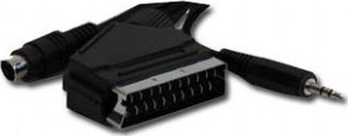 Gembird 10m, Scart/S-Video,3.5mm, M/M SCART (21-pin) S-Video (4-pin) + 3.5mm Schwarz