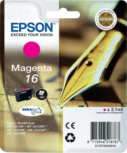 Epson Pen and crossword Singlepack Magenta 16 DURABrite Ultra Ink