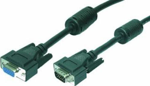 LogiLink 5m VGA VGA-Kabel VGA (D-Sub) Schwarz