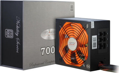 Inter-Tech Coba Nitrox Nobility CN-700 NS Netzteil 700 W 20+4 pin ATX ATX Schwarz, Orange