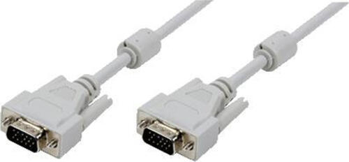 LogiLink 5m, VGA/VGA, M/M VGA-Kabel VGA (D-Sub) Grau