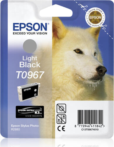 Epson Husky Singlepack Light Black T0967