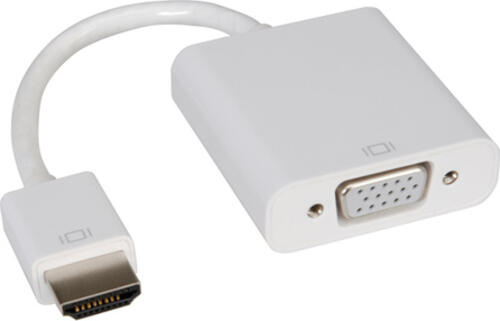 ROLINE HDMI-VGA Adapterkabel, HDMI ST / VGA BU 0,15 m