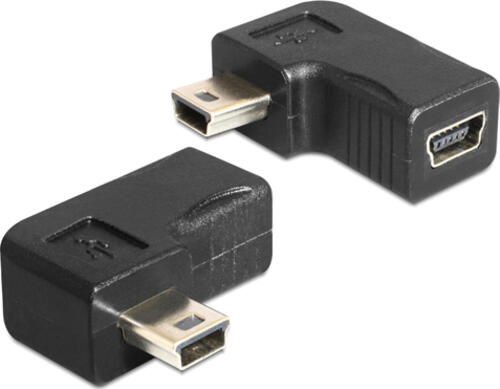 DeLOCK 65448 Kabeladapter USB-B mini Schwarz