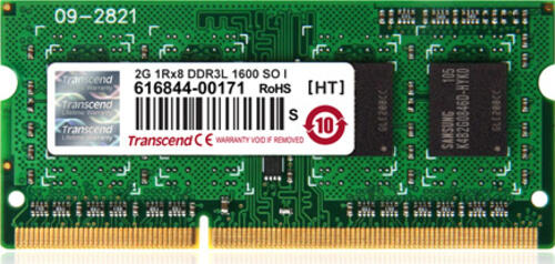 Transcend 4GB DDR3-1600 Speichermodul 1 x 8 GB 1600 MHz