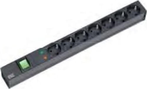 Bachmann 333.535 Stromverteilereinheit (PDU) 7 AC-Ausgänge 1U Schwarz