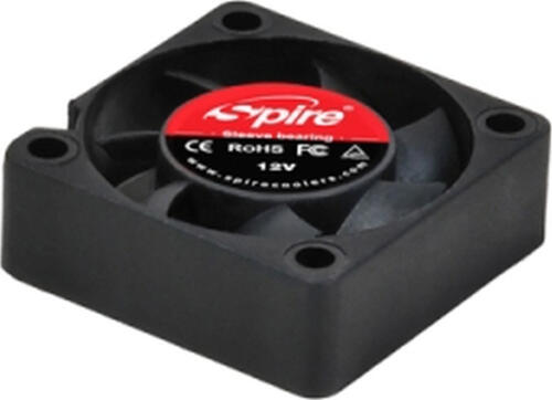 Spire OEM03010S1M3-CB Computerkühlsystem Computergehäuse Ventilator 3 cm Schwarz