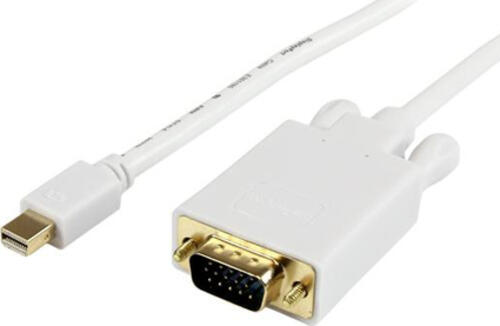 StarTech.com 3m Mini DisplayPort auf VGA Kabel - mDP auf VGA Adapter - St/St - Weiß