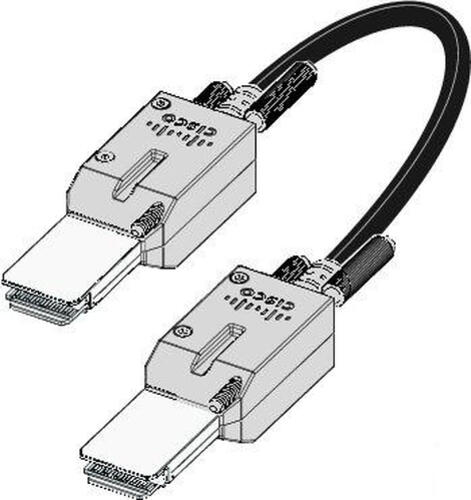 Cisco STACK-T2-1M InfiniBand/Glasfaserkabel Schwarz