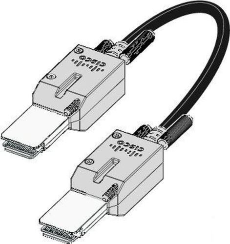 Cisco STACK-T2-50CM InfiniBand/Glasfaserkabel 0,5 m Schwarz