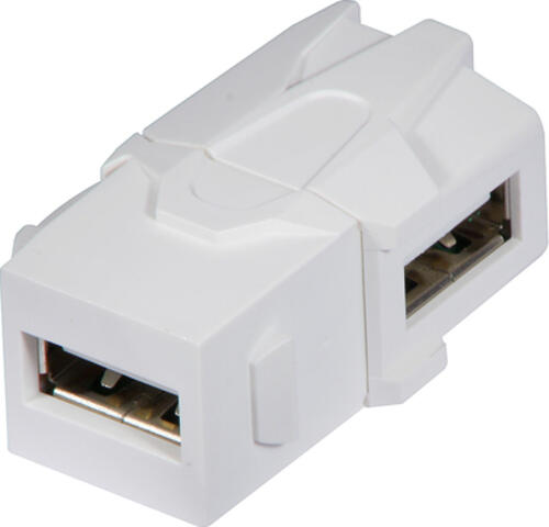 Lindy 60491 Kabeladapter USB 2.0 A Weiß