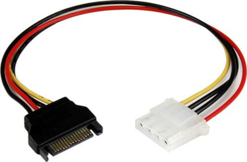 StarTech.com 30cm SATA auf Molex LP4 Stromadapter - Bu/St