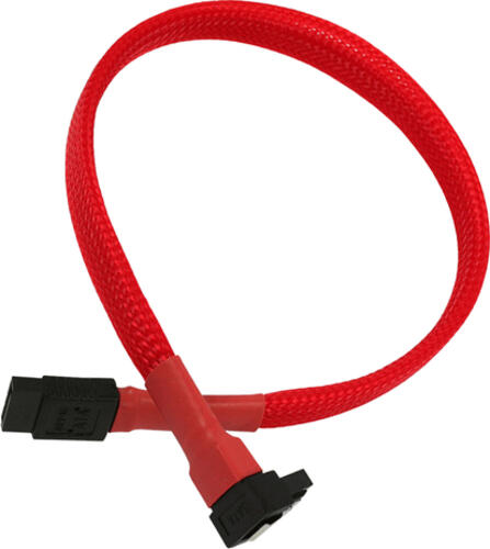 Nanoxia SATA 6GB/s, 0.3 m SATA-Kabel 0,3 m Rot