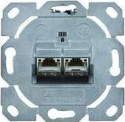 Telegärtner J00020A0510 Steckdose 2 x RJ-45 Silber