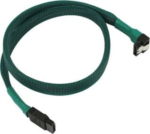 Nanoxia SATA - SATA, 0.45m SATA-Kabel 0,45 m SATA 7-pin Grün