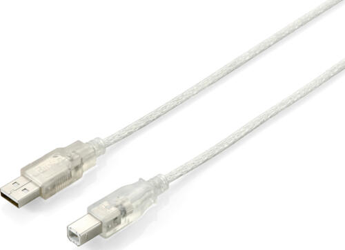 5m USB 2.0-Kabel Typ A auf Typ B equip 