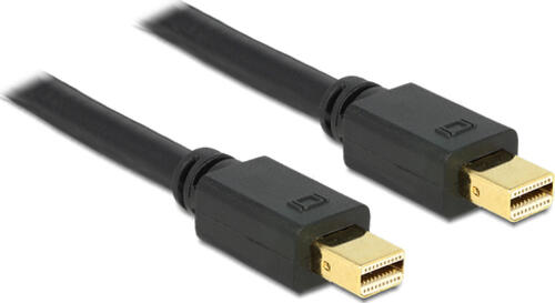 DeLOCK 83476 DisplayPort-Kabel 3 m Mini DisplayPort Schwarz