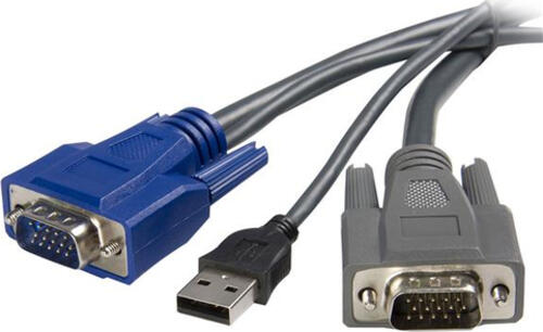 StarTech.com 1,8 m schlankes 2-in-1 USB VGA KVM-Kabel