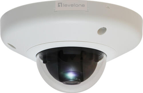 LevelOne Fixed Dome Network Camera, 3-Megapixel, PoE 802.3af