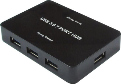 Secomp 14.99.5047 Schnittstellen-Hub USB 3.2 Gen 1 (3.1 Gen 1) Micro-B 5000 Mbit/s Schwarz
