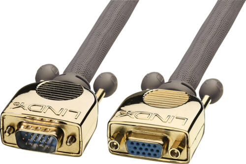 Lindy 37835 VGA-Kabel 2 m VGA (D-Sub) Anthrazit