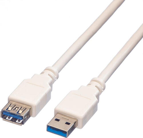 Secomp 11.99.8977 USB Kabel 0,8 m USB 3.2 Gen 1 (3.1 Gen 1) USB A Weiß