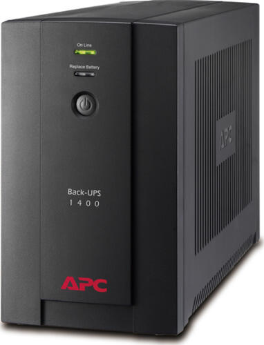 APC Back-UPS Unterbrechungsfreie Stromversorgung (USV) Line-Interaktiv 1,4 kVA 700 W 6 AC-Ausgänge