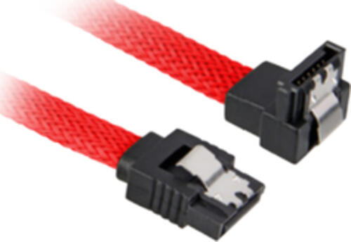 Sharkoon SATA 3 SATA-Kabel 0,45 m SATA 7-pin Schwarz, Rot