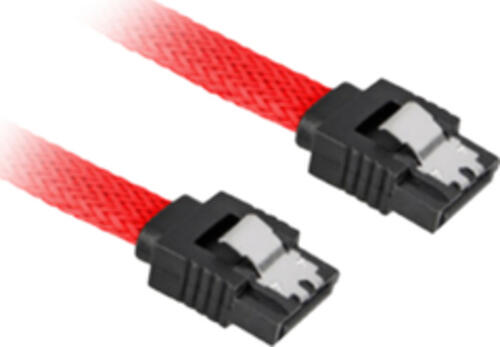 Sharkoon Sata 3 SATA-Kabel 0,3 m SATA 7-pin Schwarz, Rot