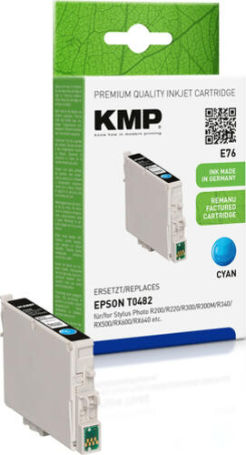 KMP Singlepack E76 Druckerpatrone Cyan