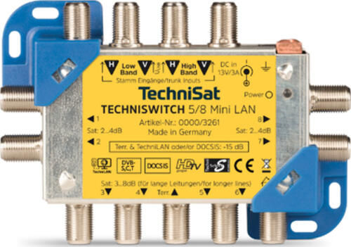 TechniSat 0000/3261 Satblock-Verteilung 5 Eingänge 8 Ausgänge