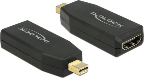 DeLOCK 65581 Kabeladapter mini Displayport 1.2 HDMI Schwarz