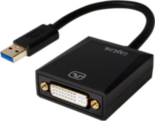 LogiLink UA0232 USB-Grafikadapter 1920 x 1080 Pixel Schwarz