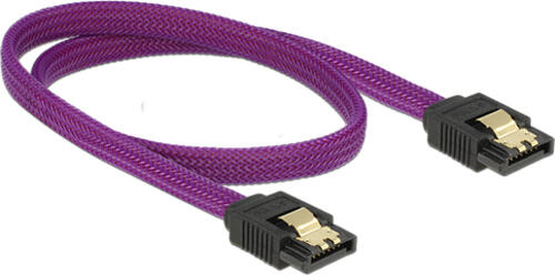 DeLOCK 83691 SATA-Kabel 0,5 m SATA 7-pin Violett