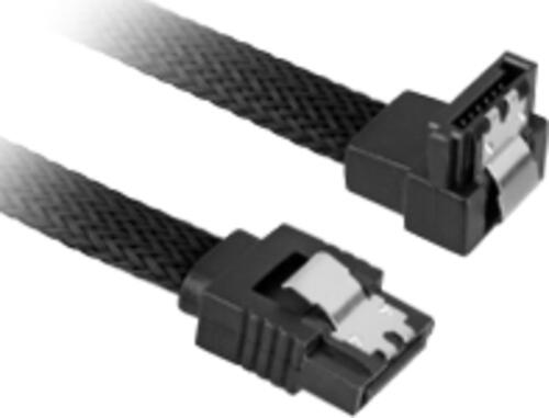 Sharkoon 0.75m, 2xSataIII SATA-Kabel 0,75 m SATA 7-pin Schwarz