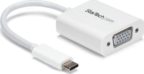 StarTech.com USB-C auf VGA Adapter - Weiß