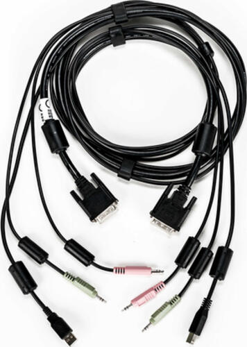 Vertiv Avocent CBL0118 Tastatur/Video/Maus (KVM)-Kabel Schwarz 1,8 m