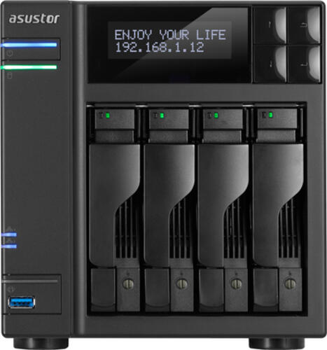 Asustor AS7004T NAS 2 GB DDR3 ADM Schwarz