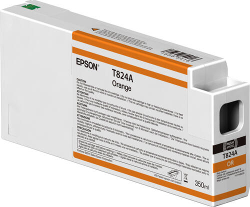 Epson Singlepack Orange T824A00 UltraChrome HDX 350ml