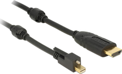 DeLOCK 83730 Videokabel-Adapter 2 m Mini DisplayPort HDMI Schwarz