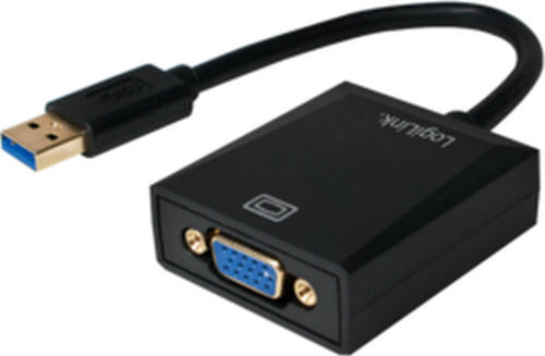 LogiLink UA0231 USB-Grafikadapter 1920 x 1080 Pixel Schwarz