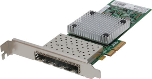 LevelOne Gigabit-Glasfaser-PCIe-Netzwerkkarte, Quad SFP, PCIe x4