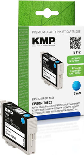 KMP E112 Druckerpatrone 1 Stück(e) Cyan