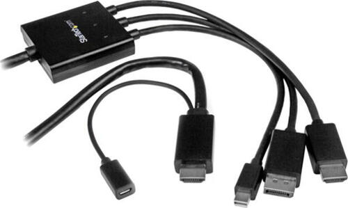 StarTech.com HDMI, DisplayPort oder Mini DisplayPort auf HDMI Konverter - 2m