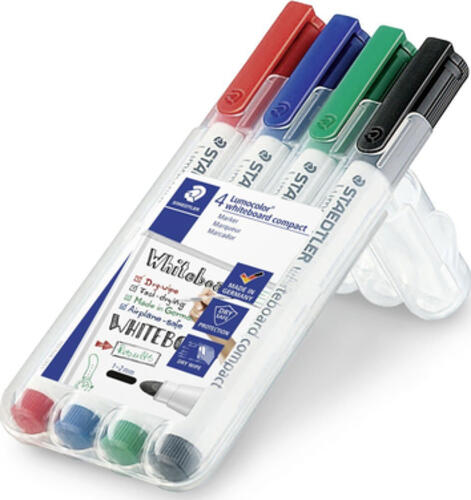 Staedtler Lumocolor whiteboard compact 341 Marker 4 Stück(e)