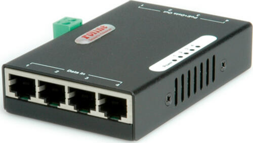 ROLINE Gigabit Ethernet PoE Injektor, 4 Ports