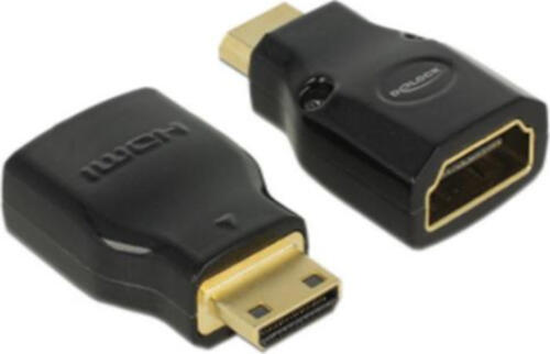 DeLOCK 65665 Kabeladapter Mini-HDMI HDMI Schwarz