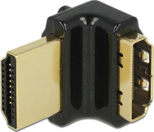 DeLOCK HDMI-A/HDMI-A, F/M, 90 Schwarz