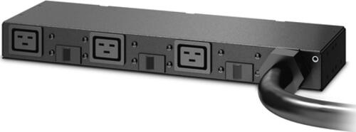 APC AP6038A Stromverteilereinheit (PDU) 3 AC-Ausgänge 0U/1U Schwarz